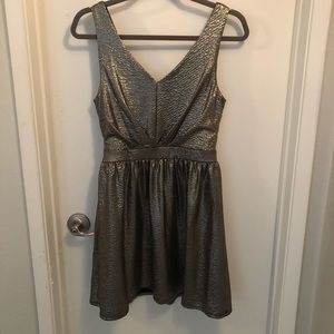 Metallic dress